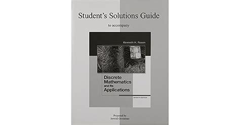 Students Solutions Guide To Accompany Discrete Ebook Epub