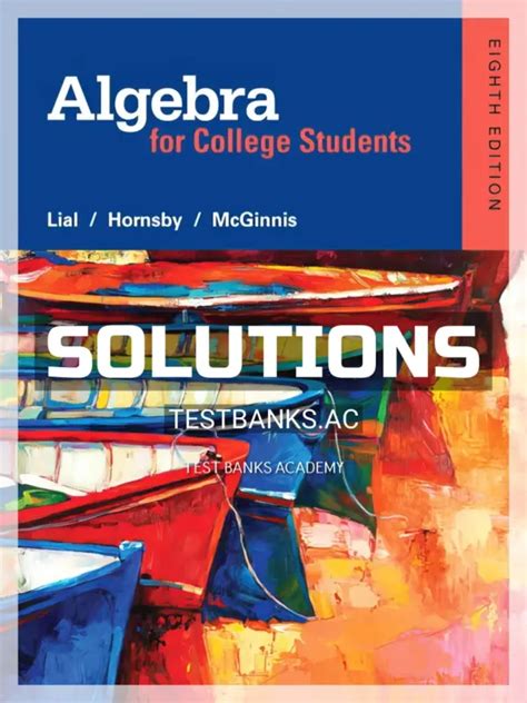 Students Solutions Manual For College Algebra And Reader