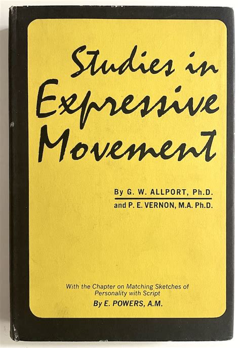 Studies In Expressive Movement Doc