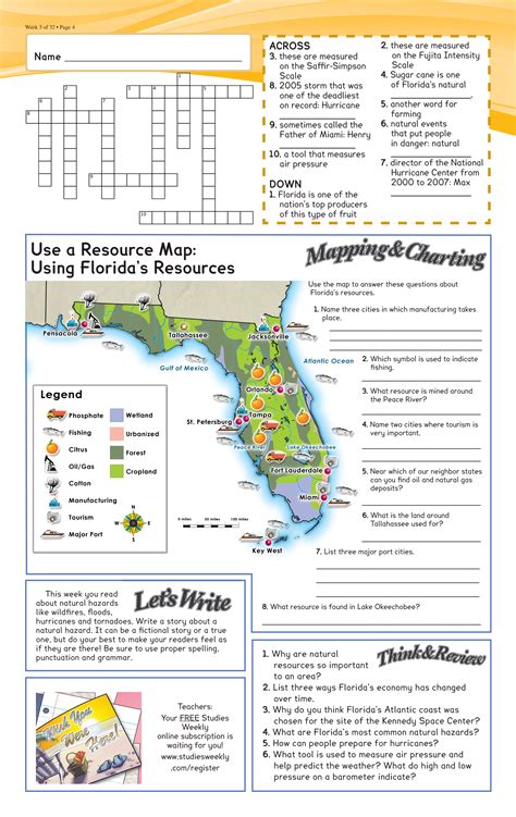 Studies Weekly Answers For Crossword Week 17 PDF