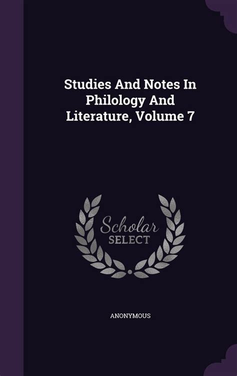 Studies and Notes in Philology and Literature PDF