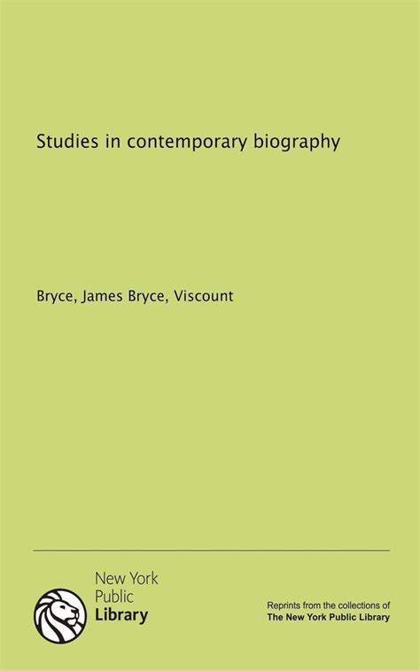 Studies in Contemporary Biography Reader