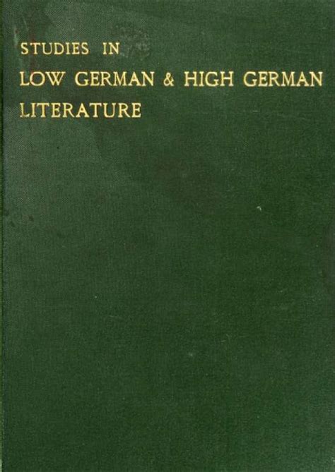 Studies in German Literature Kindle Editon