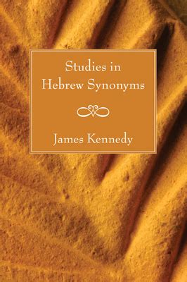 Studies in Hebrew Synonyms PDF