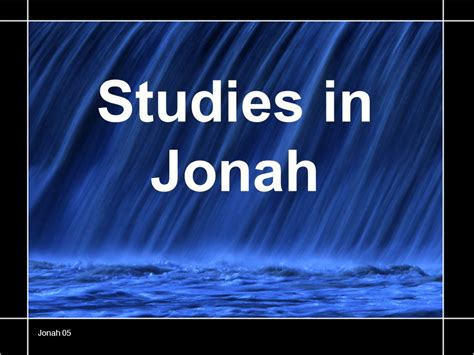 Studies in Jonah Reader