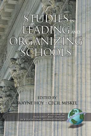 Studies in Leading and Organizing Schools PDF