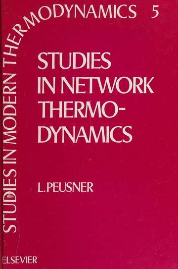 Studies in Network Thermodynamics PDF