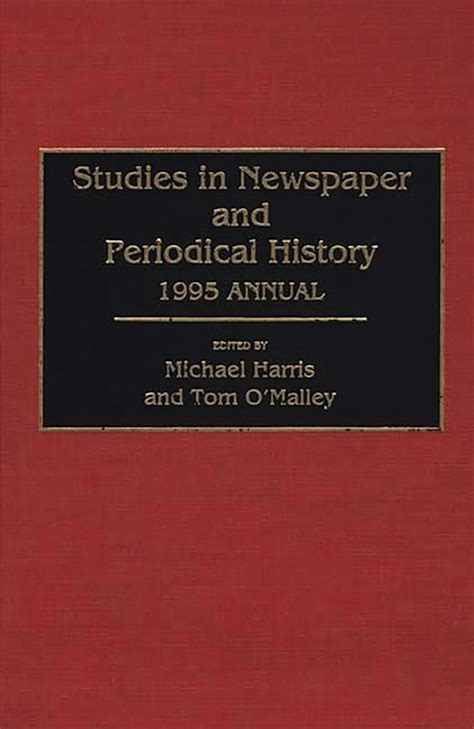 Studies in Newspaper and Periodical History Epub