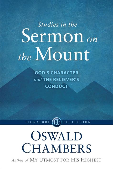Studies in the Sermon on the Mount God s Character and the Believer s Conduct Doc