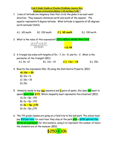 Study Guide Answer Key 2 Epub