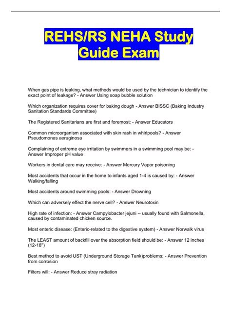 Study Guide For Rehs Ebook Epub