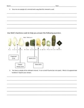 Study Guide Minerals Answer PDF