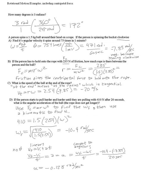 Study Guide Rotational Motion Answers Epub