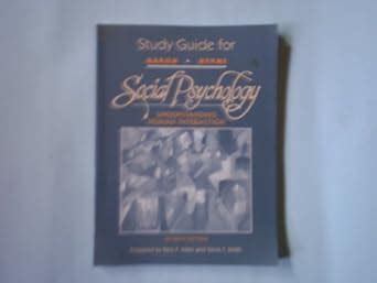 Study Guide Sg Social Psychology 7th Edition Kindle Editon