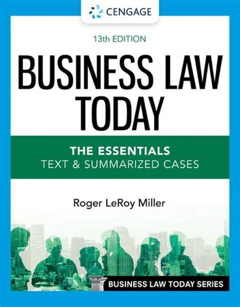 Study Guide for Business Law Today Text and Summarized Cases Kindle Editon
