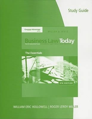 Study Guide for Miller Jentz s Business Law Today The Essentials PDF
