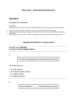 Study Island Answer Key For 10th Grade English File Direct PDF