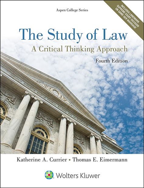 Study Law Critical Thinking Approach Doc