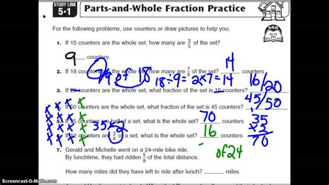 Study Link 5th Grade Answers PDF