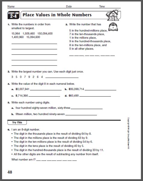 Study Link Answers 4th Grade Reader