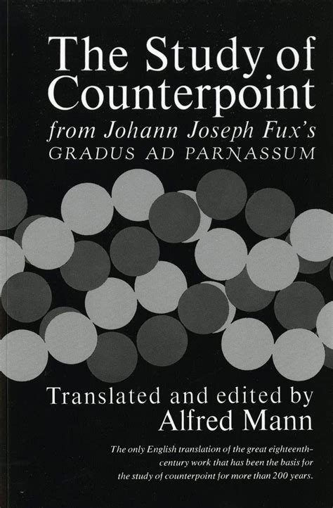 Study of Counterpoint: From Johann Joseph Fux's Gradus Ad Parnassum PDF