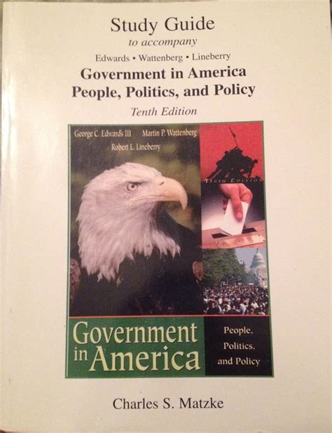 Studyguide for Government in America People Reader