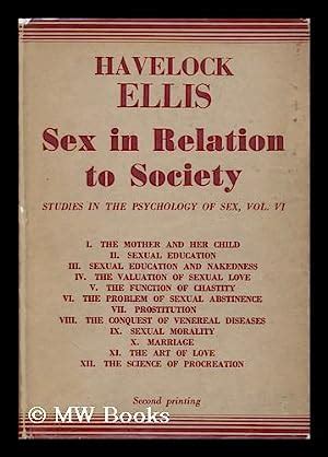 Stuides in the Psychology of Sex Volume VI Sex in Relation to Society... PDF