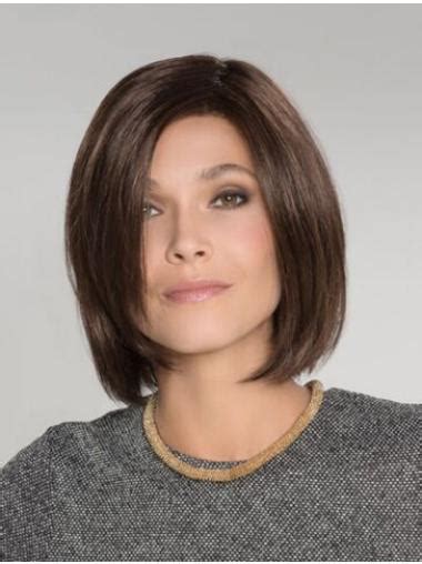 Stunning Monofilament Brown Synthetic 12" Chin Length Bob Cut Wigs: Elevate Your Style in 2025