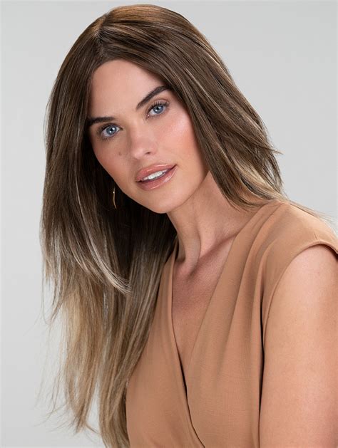 Stunning Sophistication: Long Straight Brown Monofilament Layered Synthetic Wigs Online by 2025