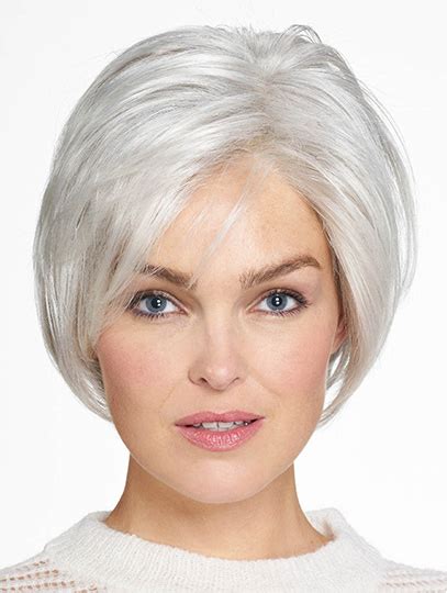 Stunning Transformation: Discover the Allure of Chin-Length 10" Monofilament Grey Wigs for 2025