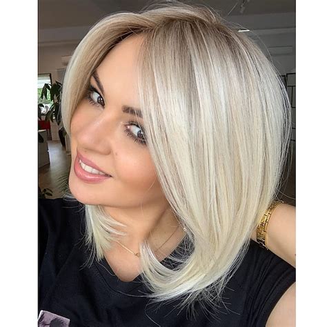 Stunningly Chic Platinum Blonde Bobs: The Ultimate Hair Wigs for 2025