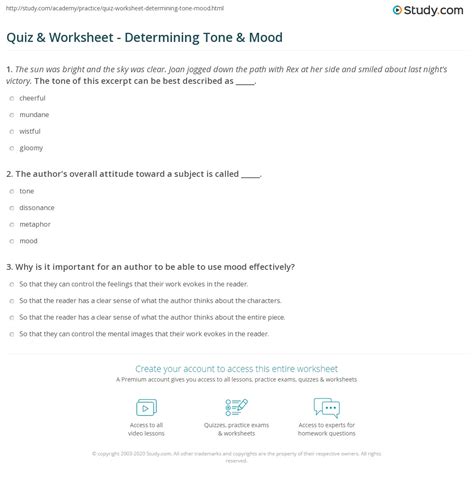 Style Analysis Determining Mood And Tone Answers PDF
