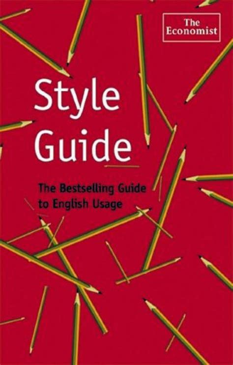 Style Guide Economist Books Epub