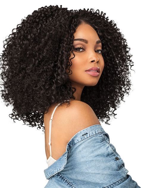 Stylish Black Curly Long Human Hair Wigs & Half Wigs