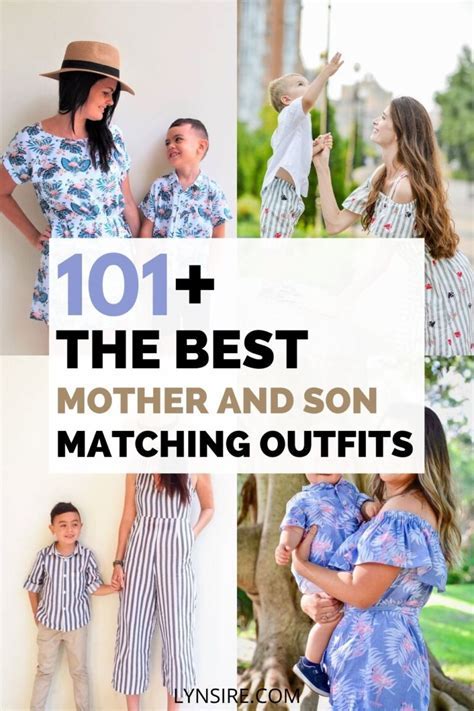Stylish and Sentimental: Matching Mother and Son Outfits for Lasting Memories
