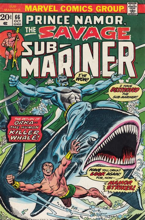 Sub-Mariner 66 Rise Thou Killer Whale Tales of Atlantis The Sword in the Throne  Reader