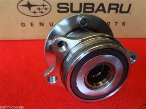 Subaru's wheel bearings