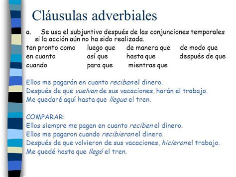 Subjuntive o Indicative Clausulas adverbiales presente pdf Reader