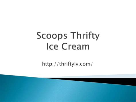 Sublime Scoops: A Guide to Thrifty Ice Cream