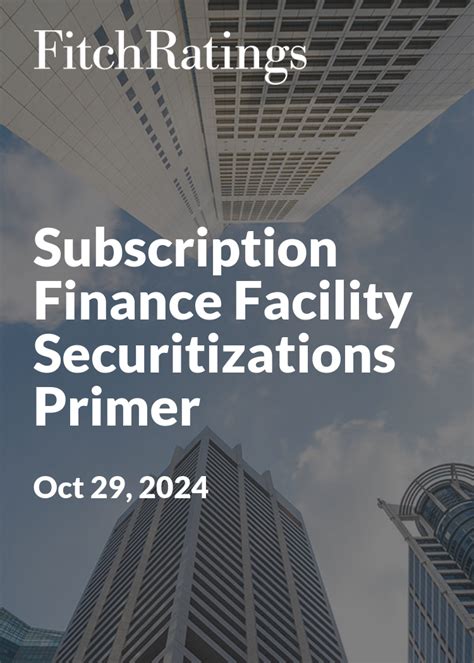 Subscription Finance: A Novel Solution to Address Growing Demand