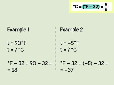 Subtract 32 from Fahrenheit: