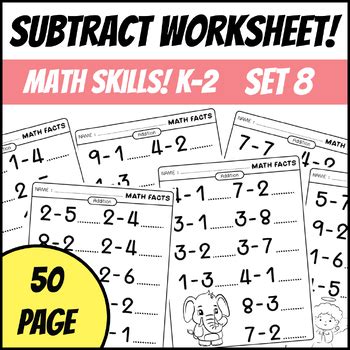 Subtraction Worksheets for UKG: Unlock Math Fluency and Confidence