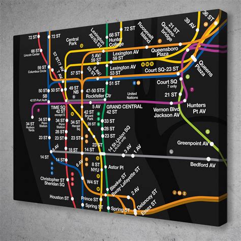 Subway Map Prints