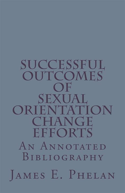 Successful Outcomes of Sexual Orientation Change Efforts SOCE PDF