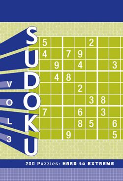 Sudoku 3 200 Puzzles Hard to Extreme Epub