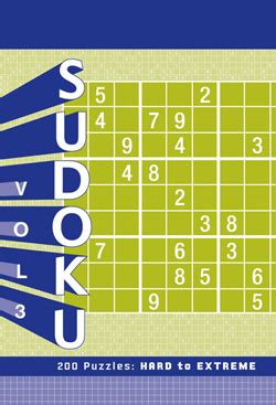 Sudoku 3 200 Puzzles Hard to Extreme Epub