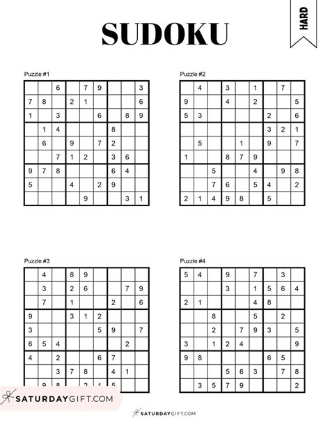 Sudoku Printable