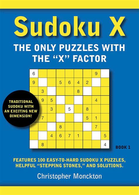 Sudoku X Book 1: The Only Puzzles With the X Factor Epub