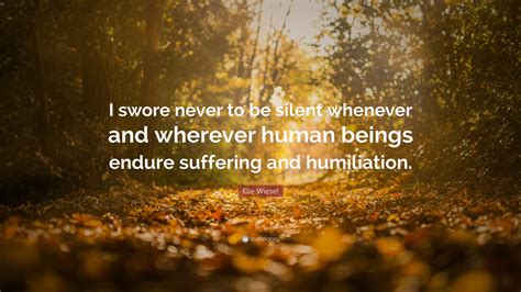 Suffering and Humiliation: