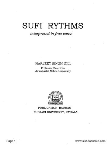 Sufi Rhythms Interpreted in Free Verse Kindle Editon